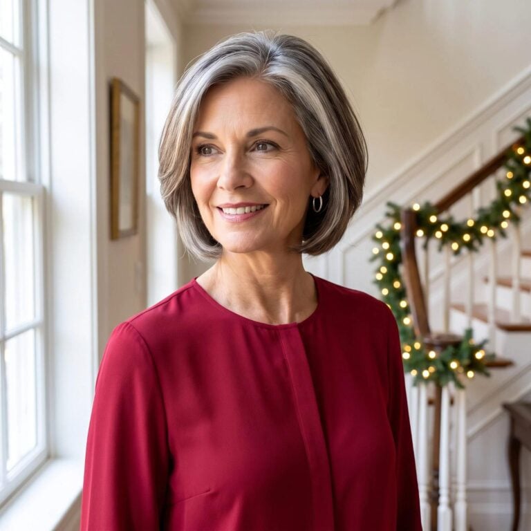 Why Does Christmas Party Hair Get More Complicated Than the Outfit? 36 Hairstyles After 50 That Keep Things Beautifully Simple