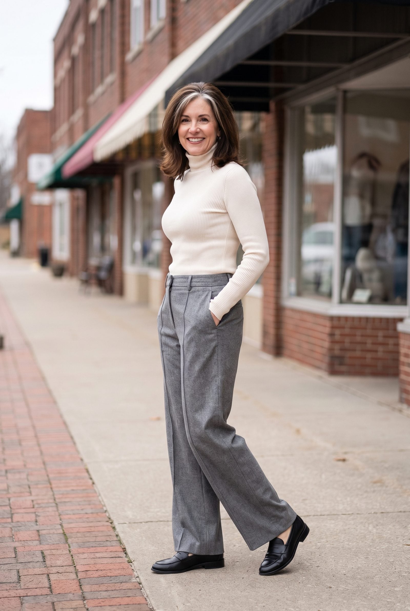 A Pressed Trouser Crease That Wanders Off-Center