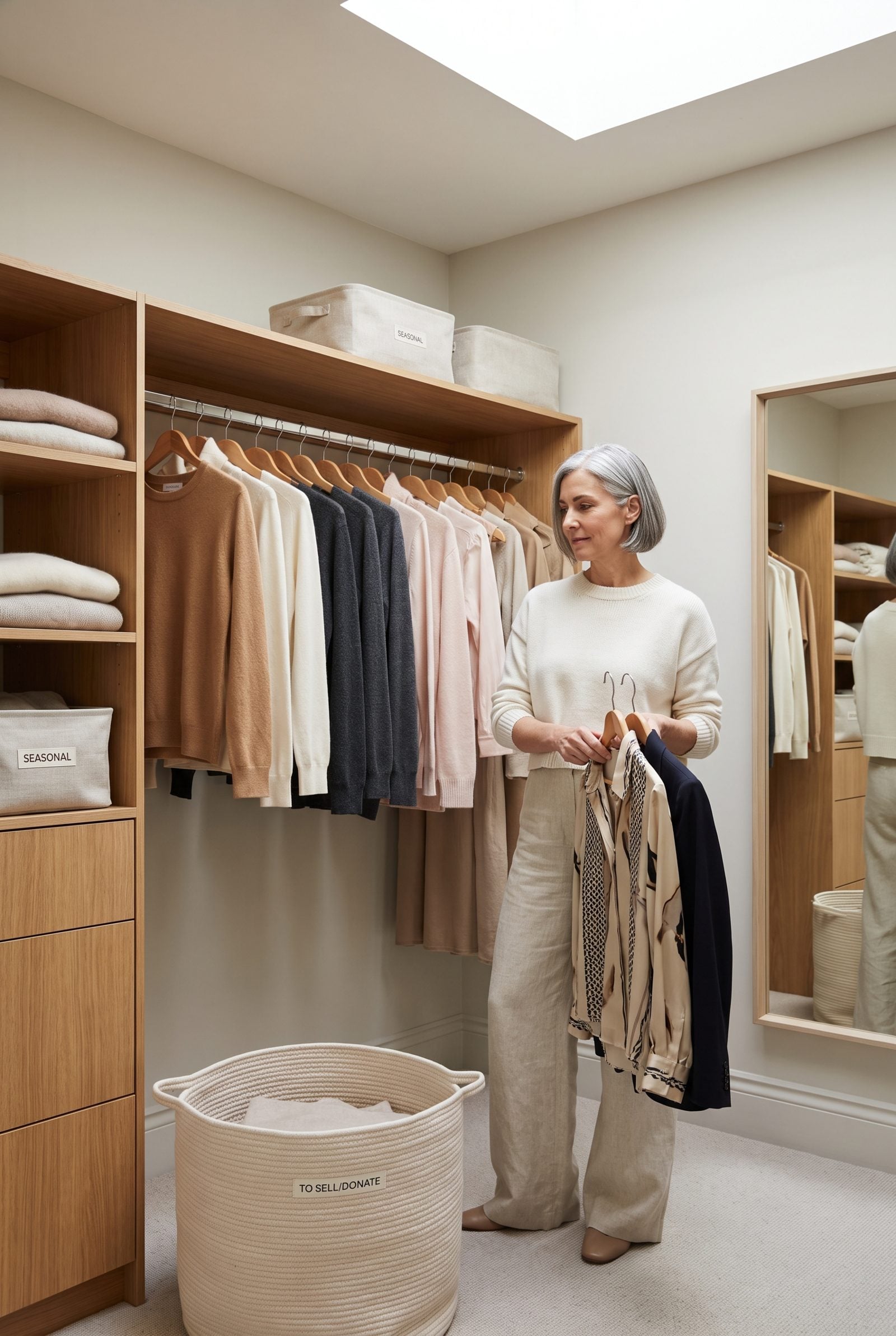 Remove Aspirational-Size Clothes From the Everyday Wardrobe