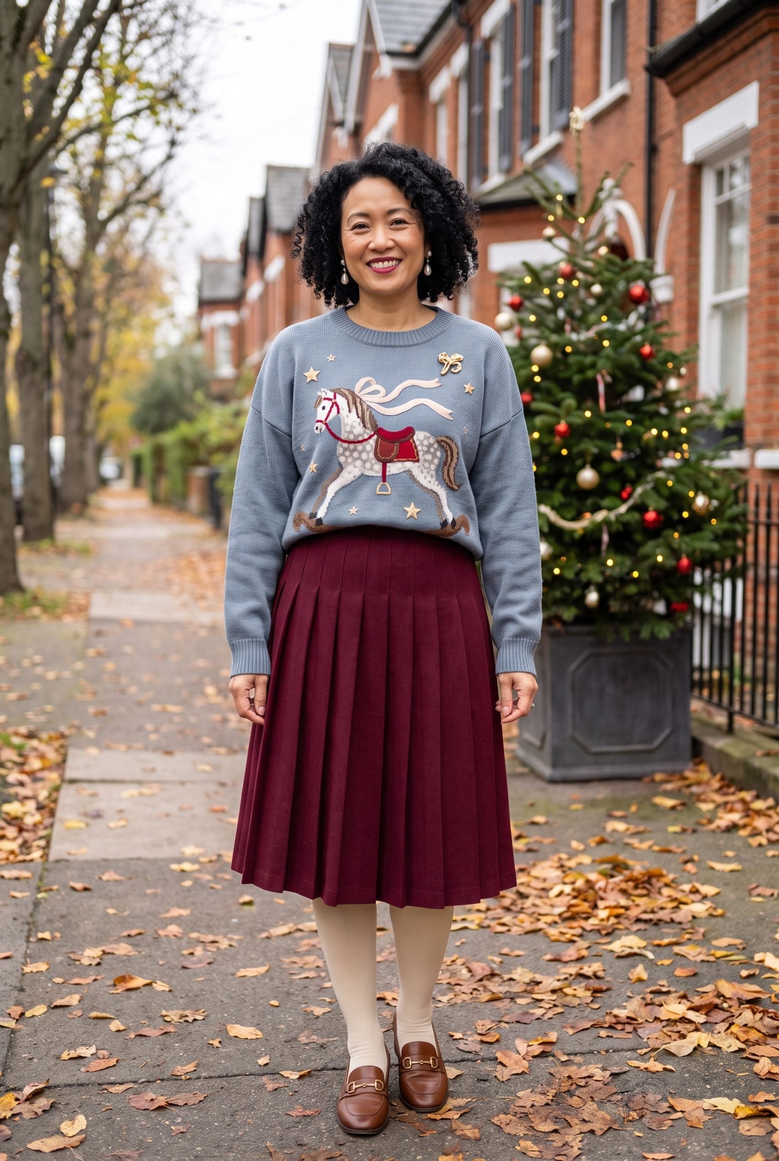 The Rocking Horse Christmas Pullover