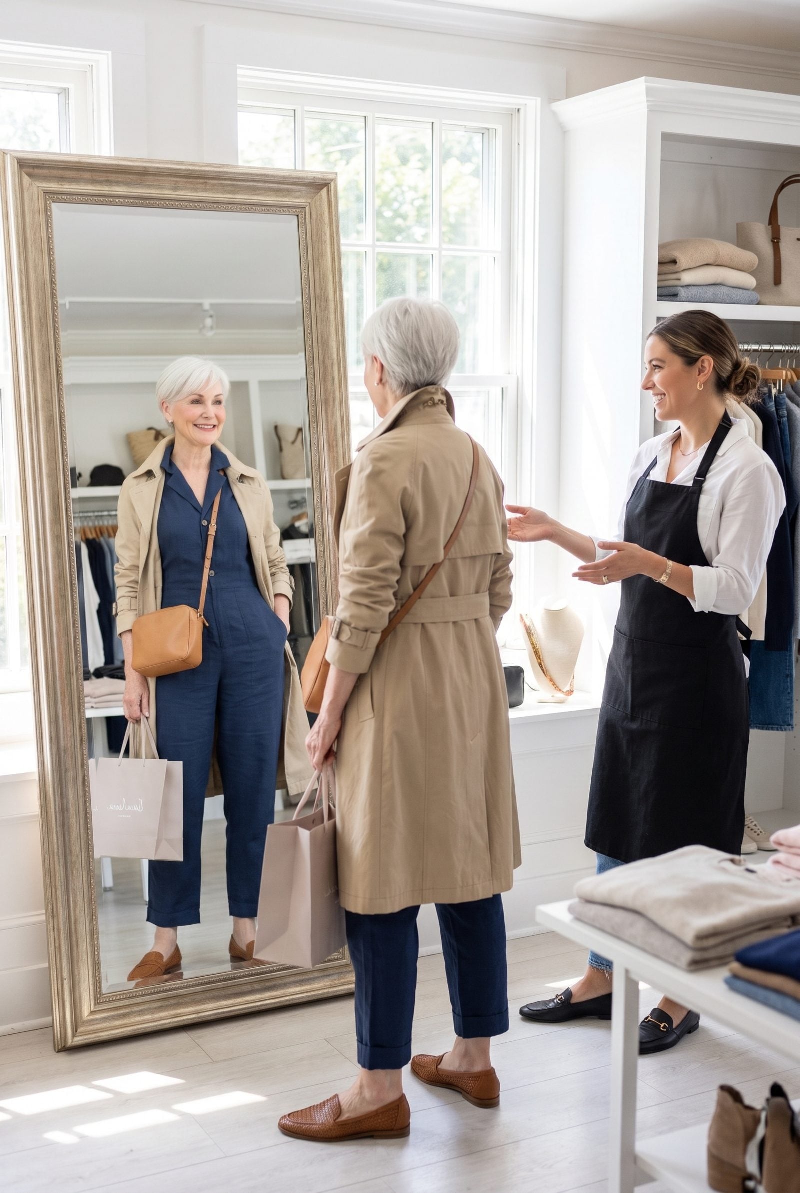 The Sales Associate's Compliment Feels Suspiciously Like Courtship