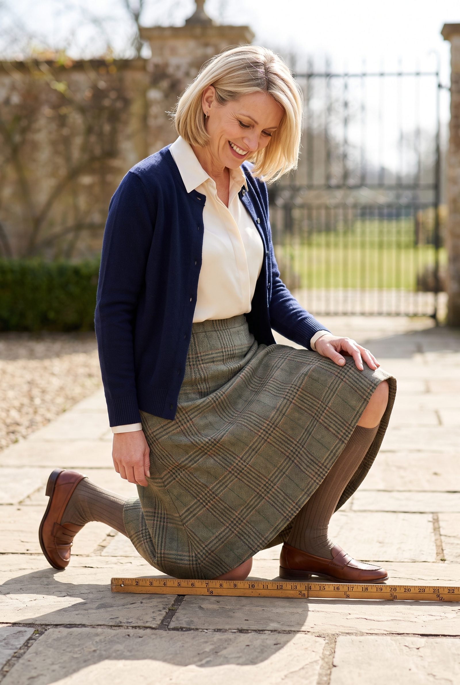 Schoolgirls Took Kneeling Tests to Prove Their Skirts Were Long Enough