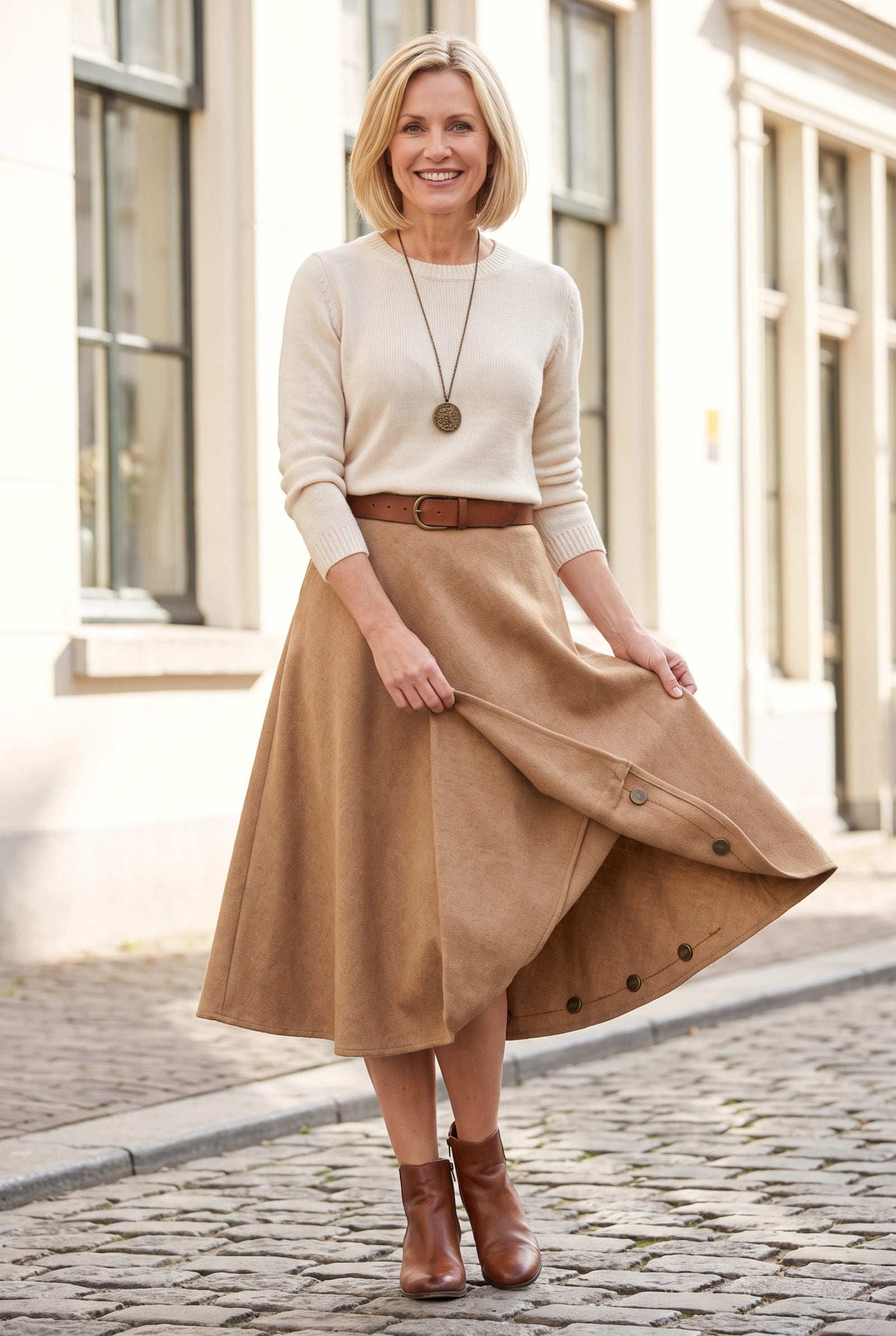 Sew Small Weights Into Skirt and Dress Hems