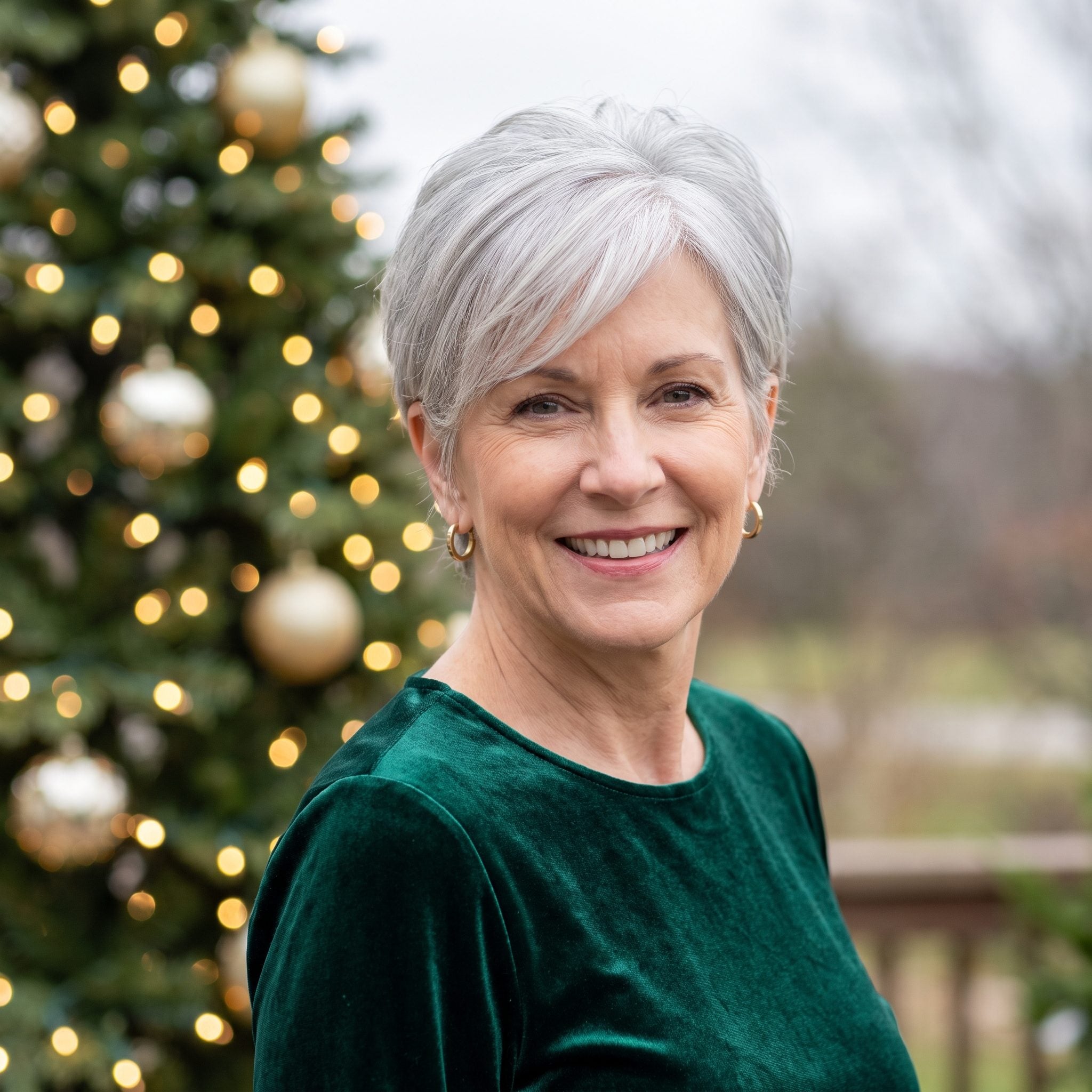 Silver Pixie With a Soft Side Sweep