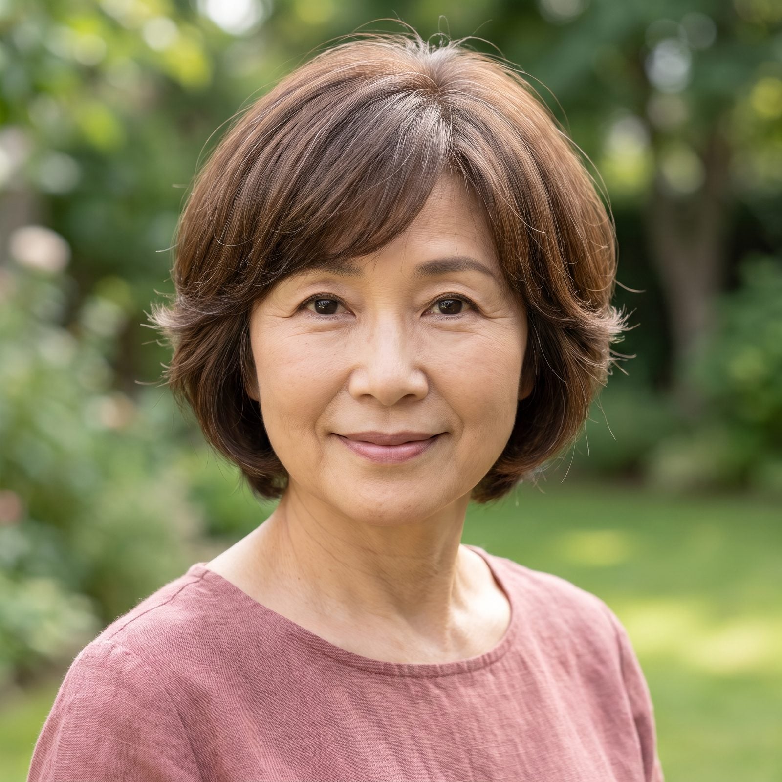 Soft Mushroom Layered Cut With Rounded Volume