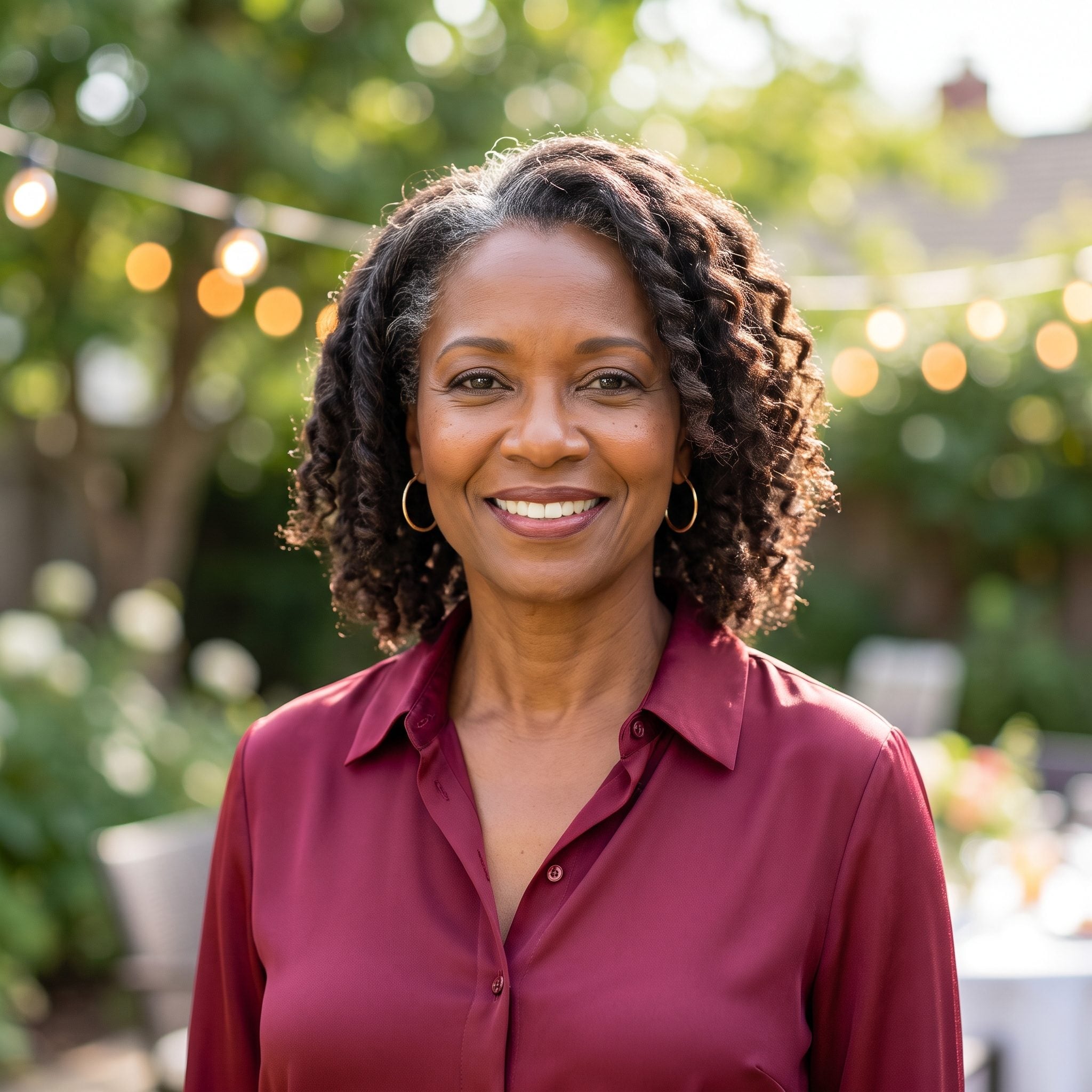 A Soft Twist-Out With a Defined Side Part