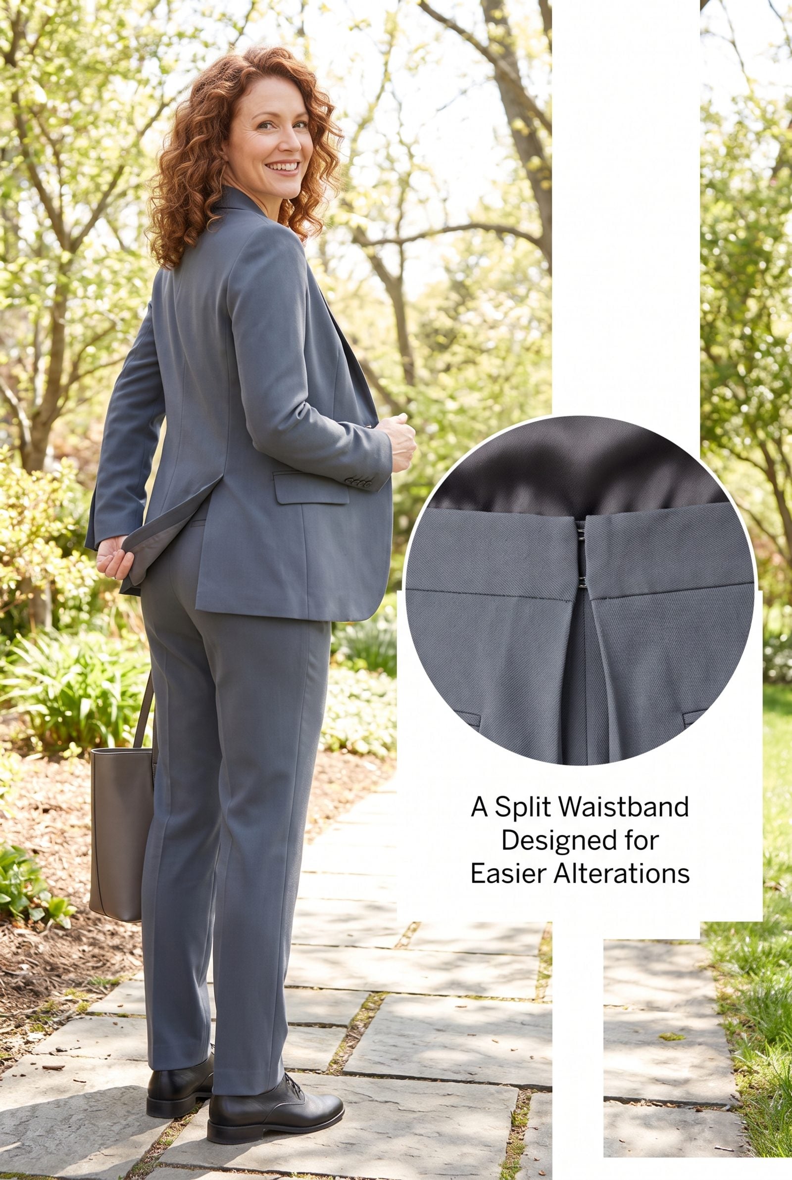 A Split Waistband Designed for Easier Alterations