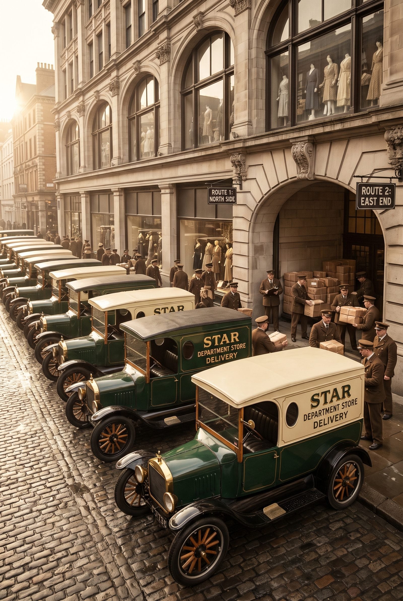 Store-Owned Delivery Fleets With Uniformed Drivers