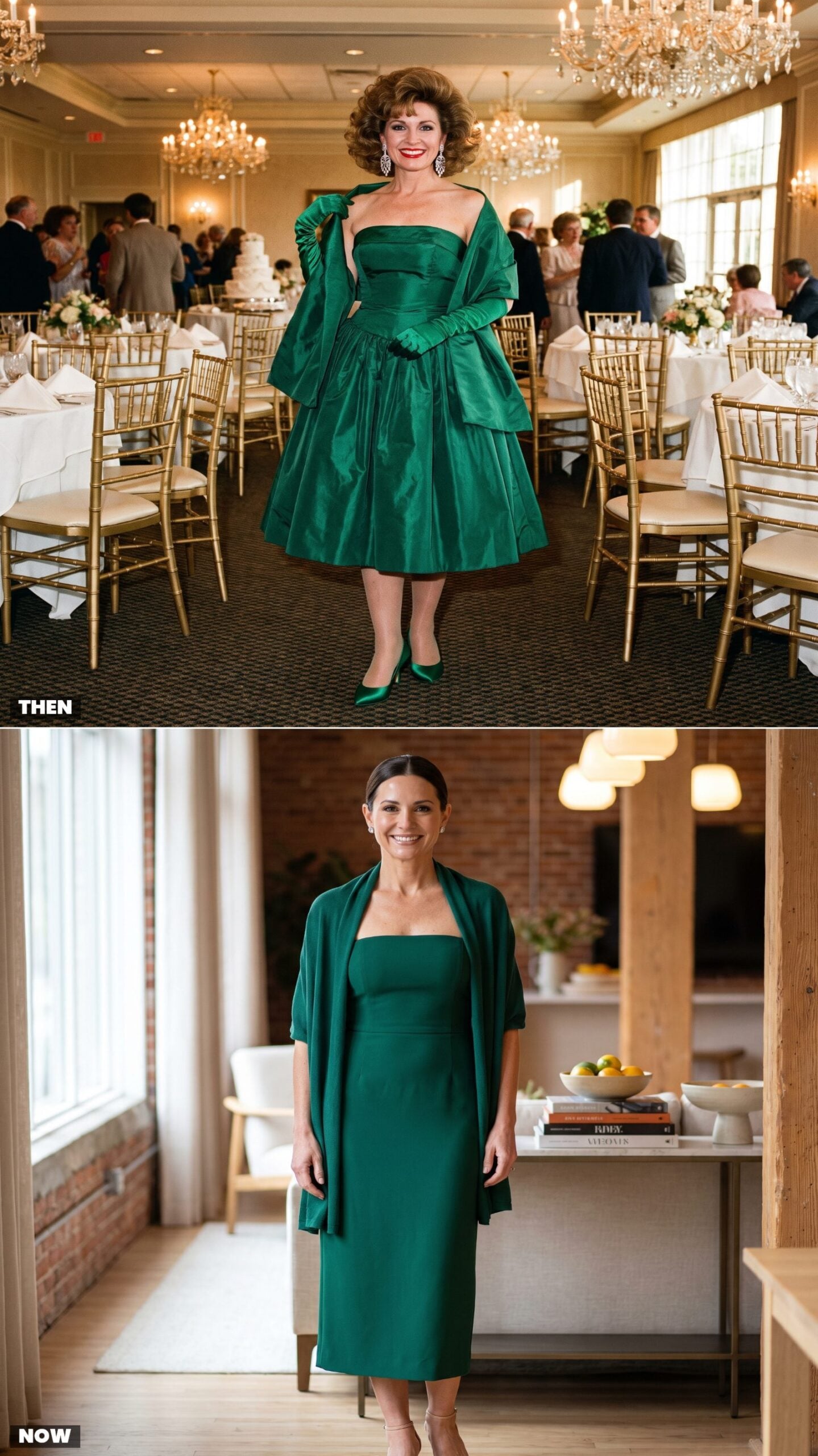 The Strapless Taffeta Dress With a Stole vs. a Strapless Midi With a Wrap