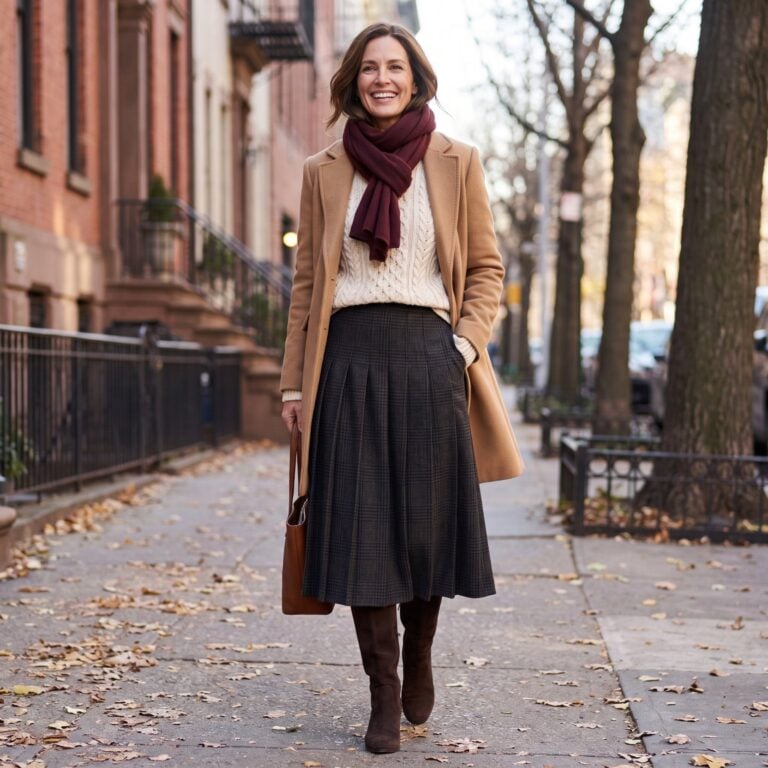 Stylists Agree These 34 Skirt-and-Boot Combinations Are the Best Way to Wear Skirts in Cold Weather