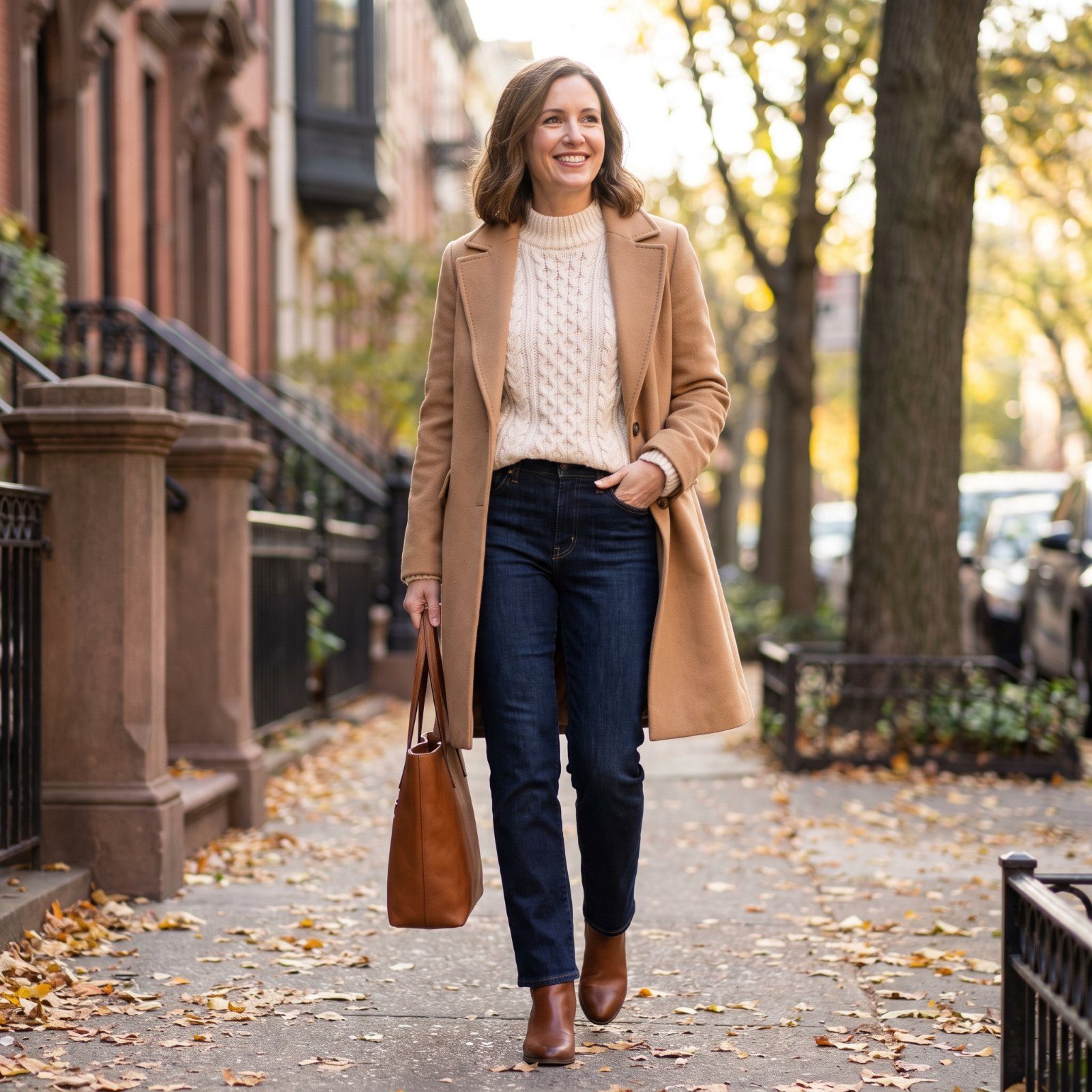 Stylists Agree These 48 Jeans-and-Sweater Outfits Are the Easiest Way to Dress Well This Fall