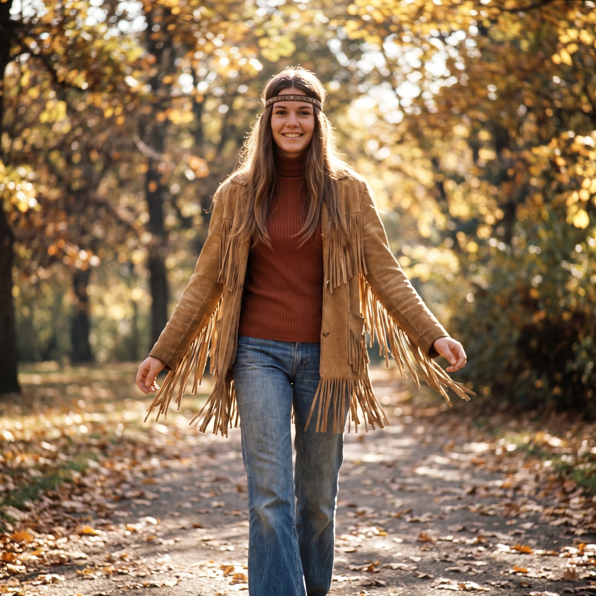 A Suede Fringe Jacket That Swung With Every Step