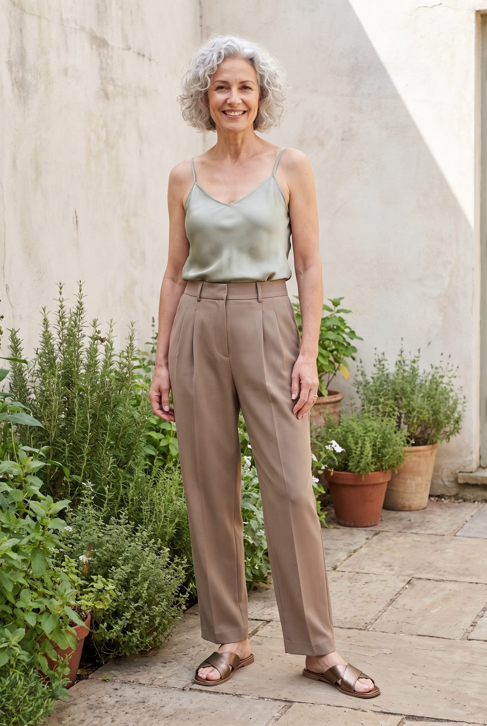 A Trouser Rise Fighting the Wearer's Natural Waist