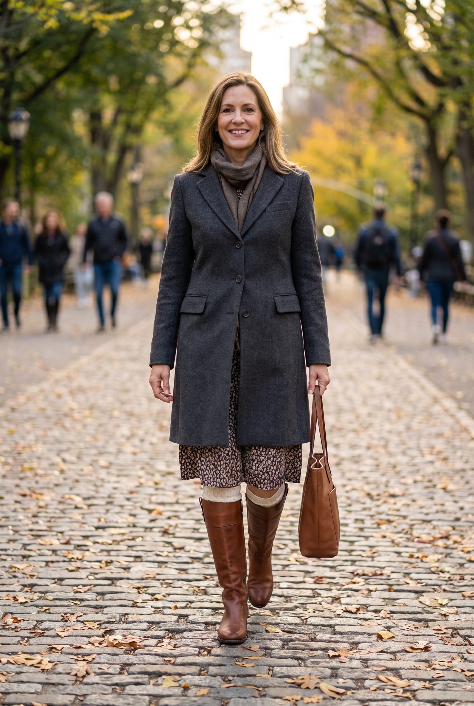 Tuck Knee-High Socks Under Tall Boots