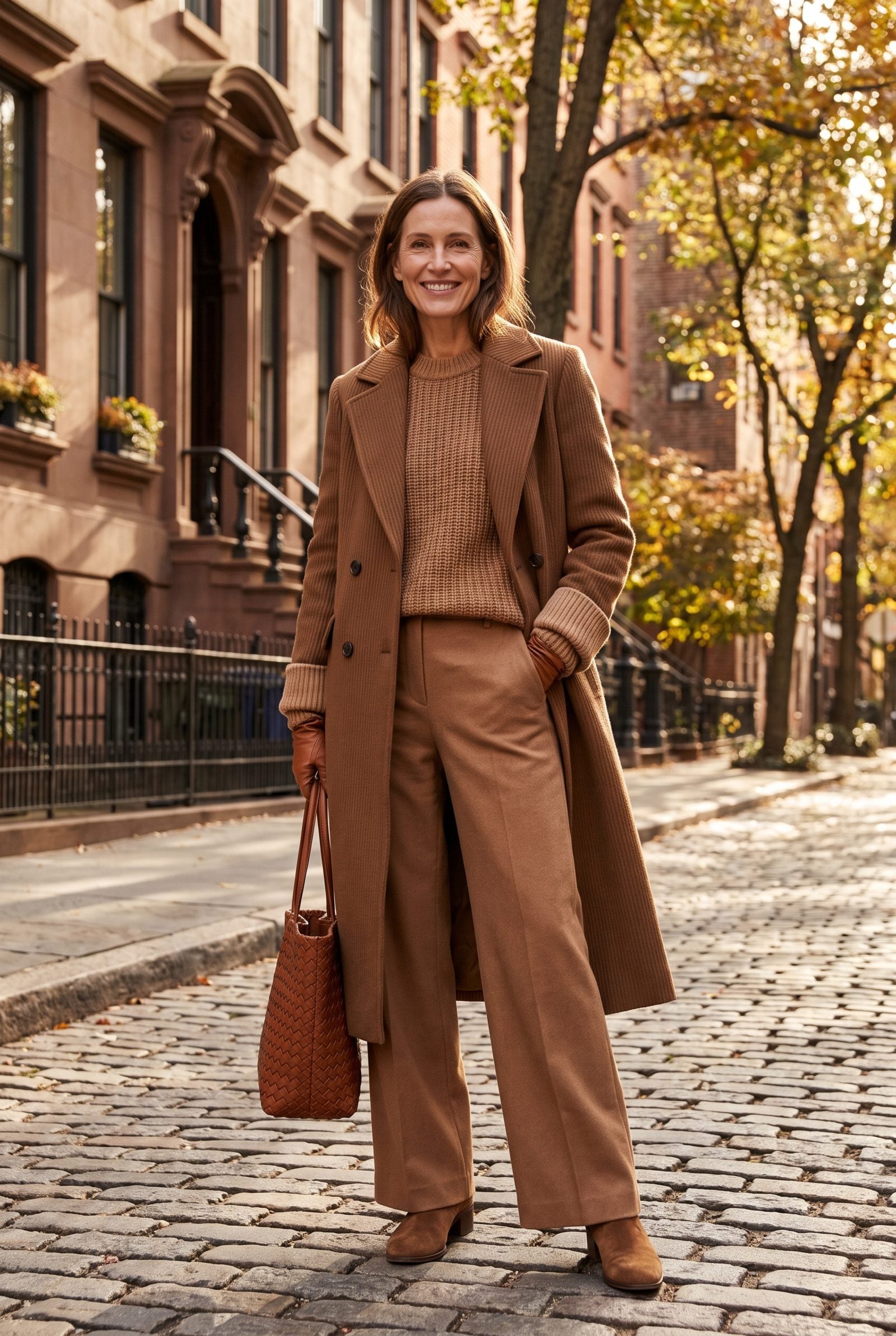 Tuck Thin Leather Gloves Under Ribbed Coat Cuffs