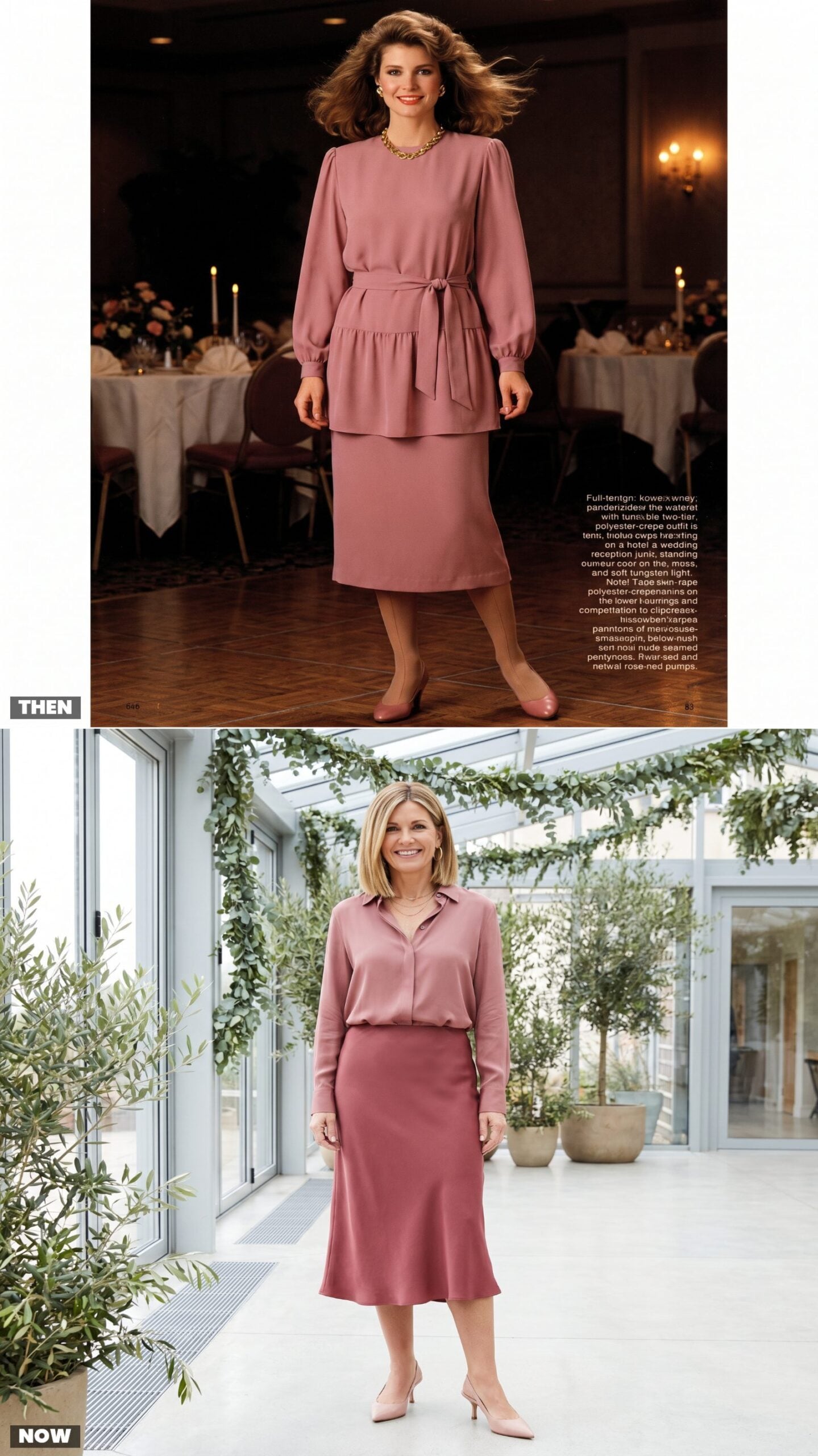 The Tunic-Over-Skirt Dress vs. a Contemporary Layered Two-Piece