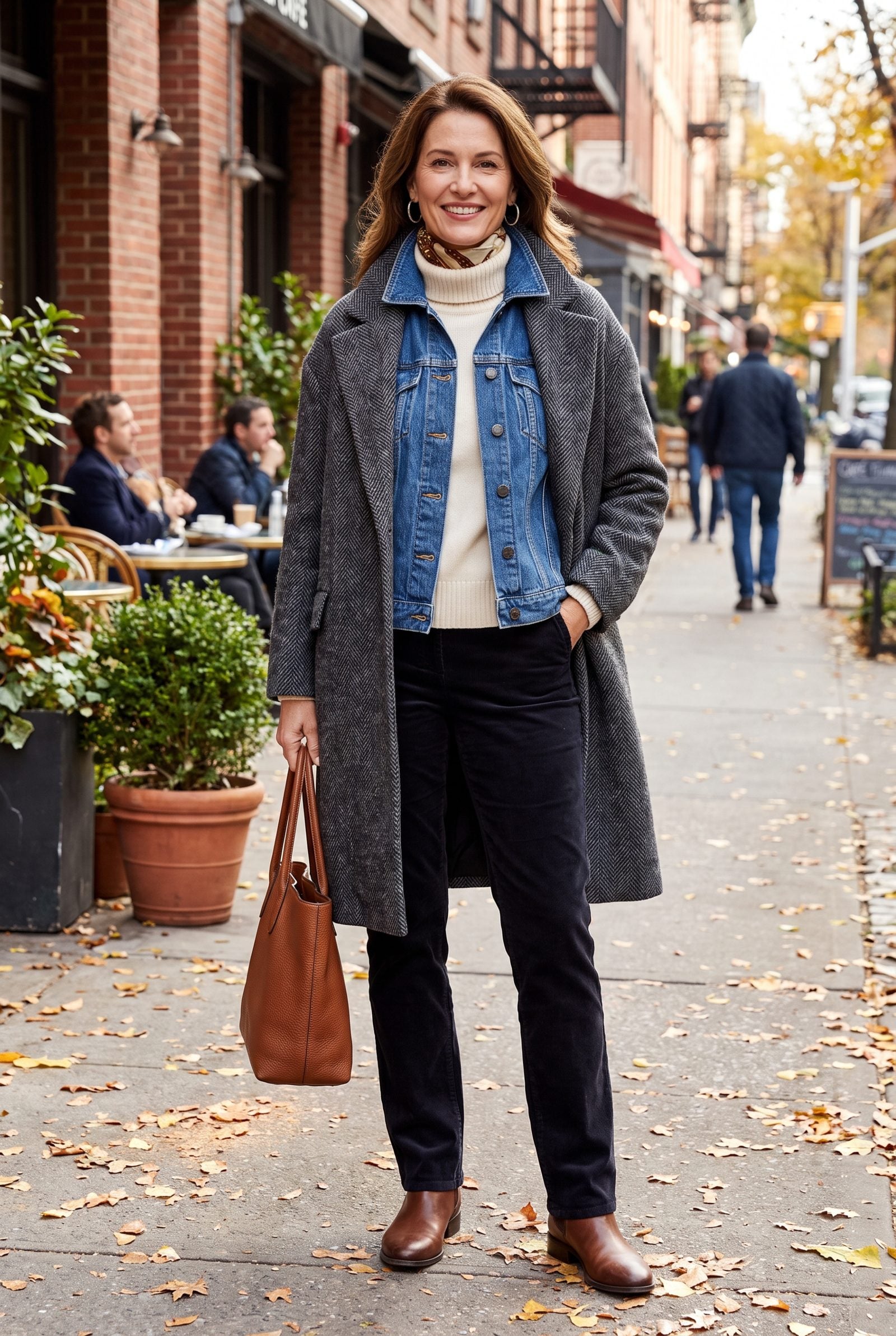 Use a Denim Jacket as an Insulating Mid-Layer