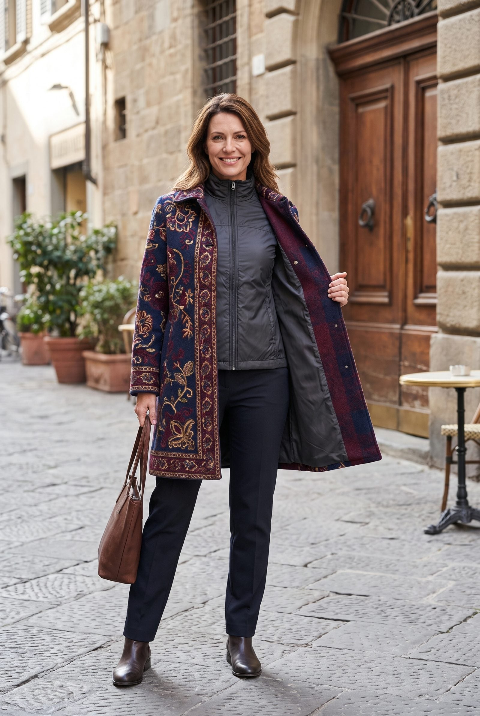Use a Windproof Shell Beneath a Decorative Coat