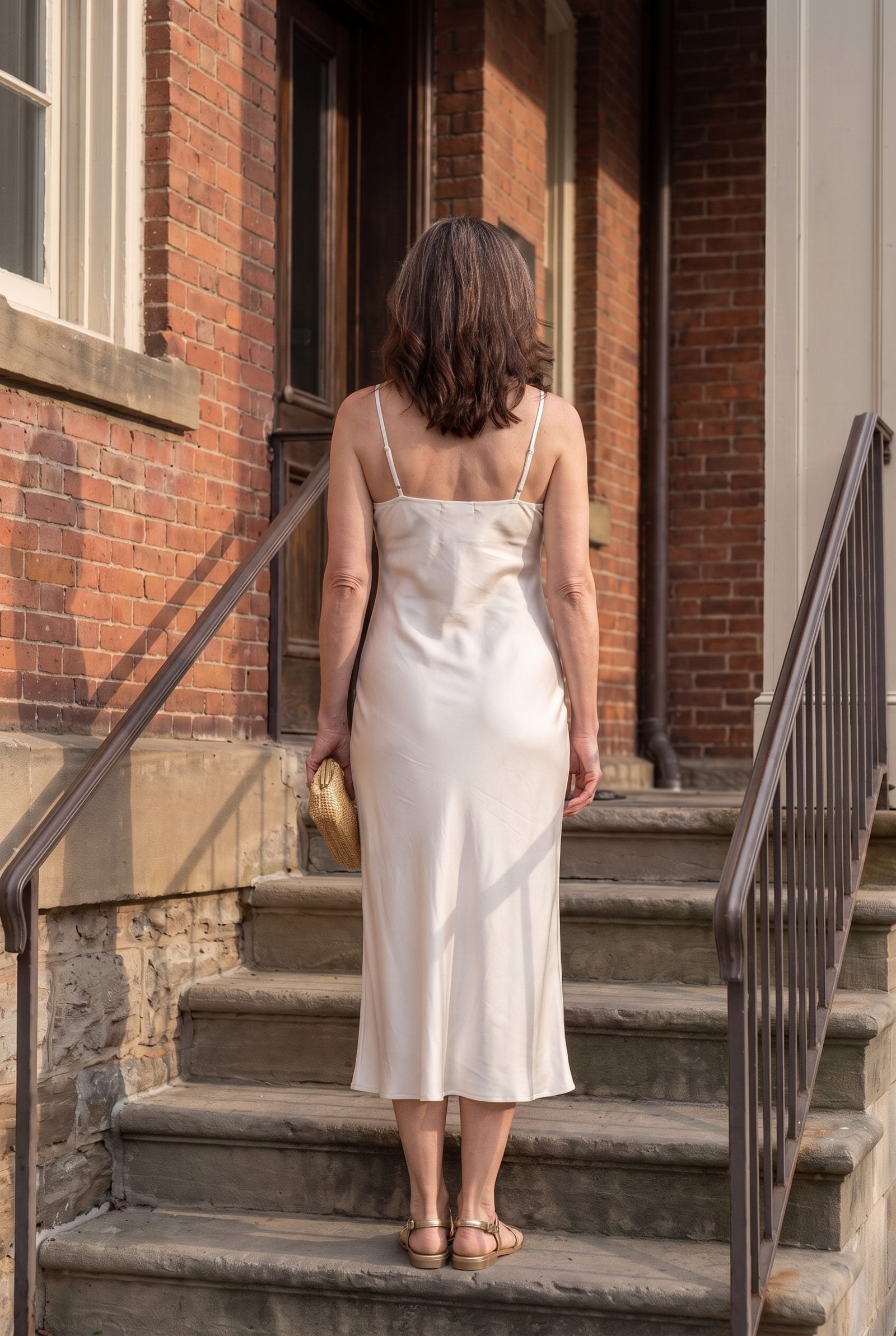 Visible Bra Lines Changing the Garment's Drape