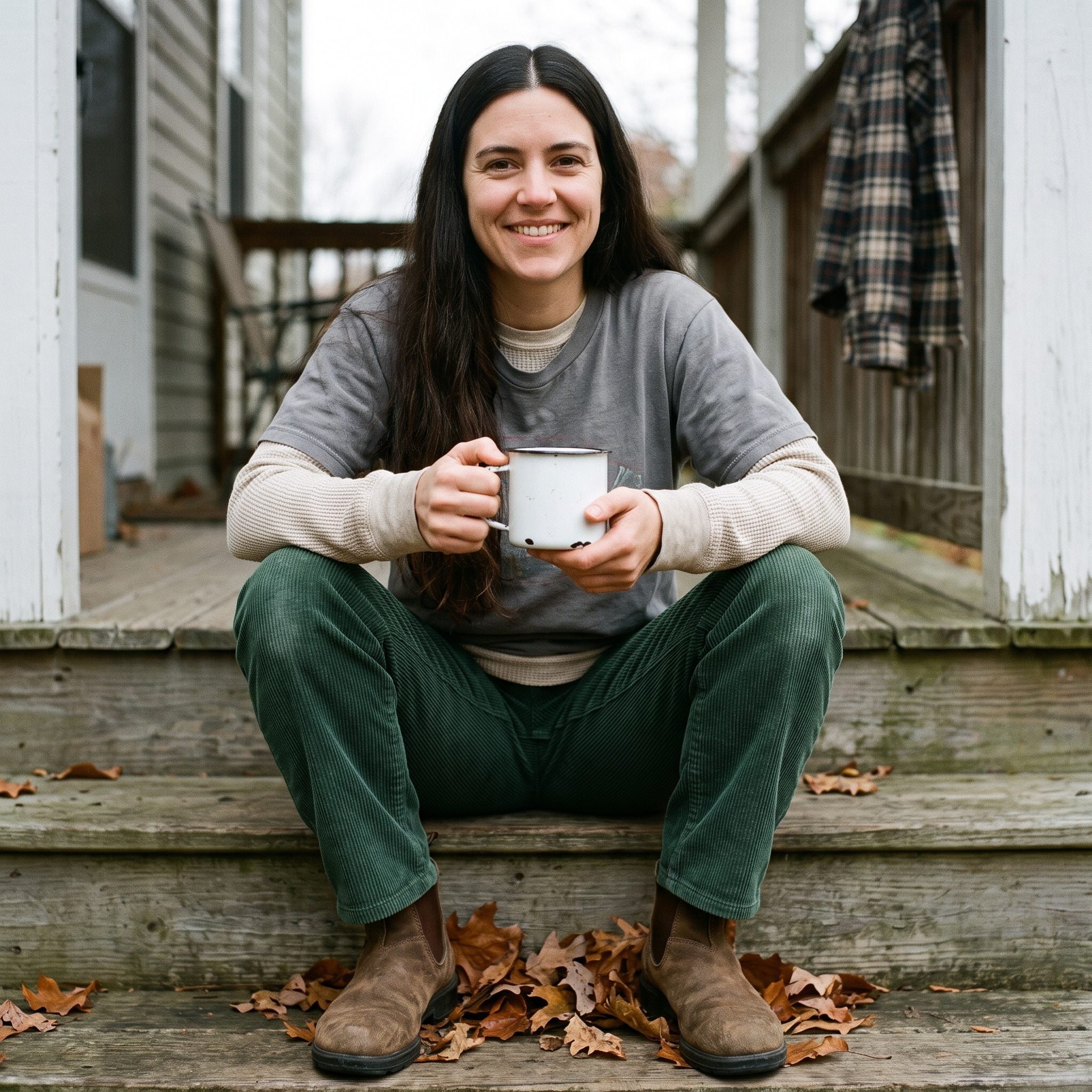 The Waffle-Knit Thermal Under Every Band Tee