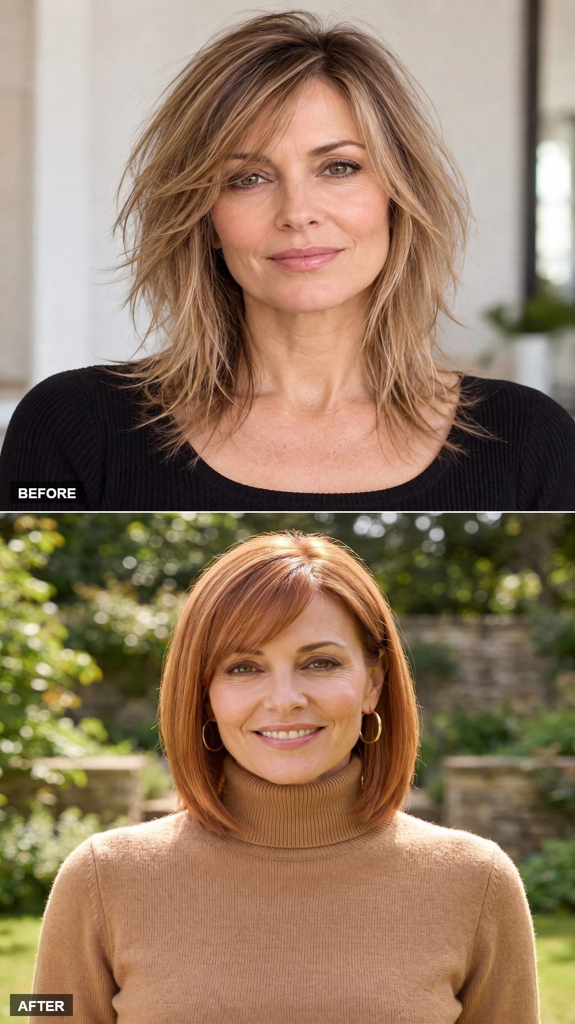 Copper Bob, Side-Swept Fringe, and the Specific Logic of Cutting to a Shape