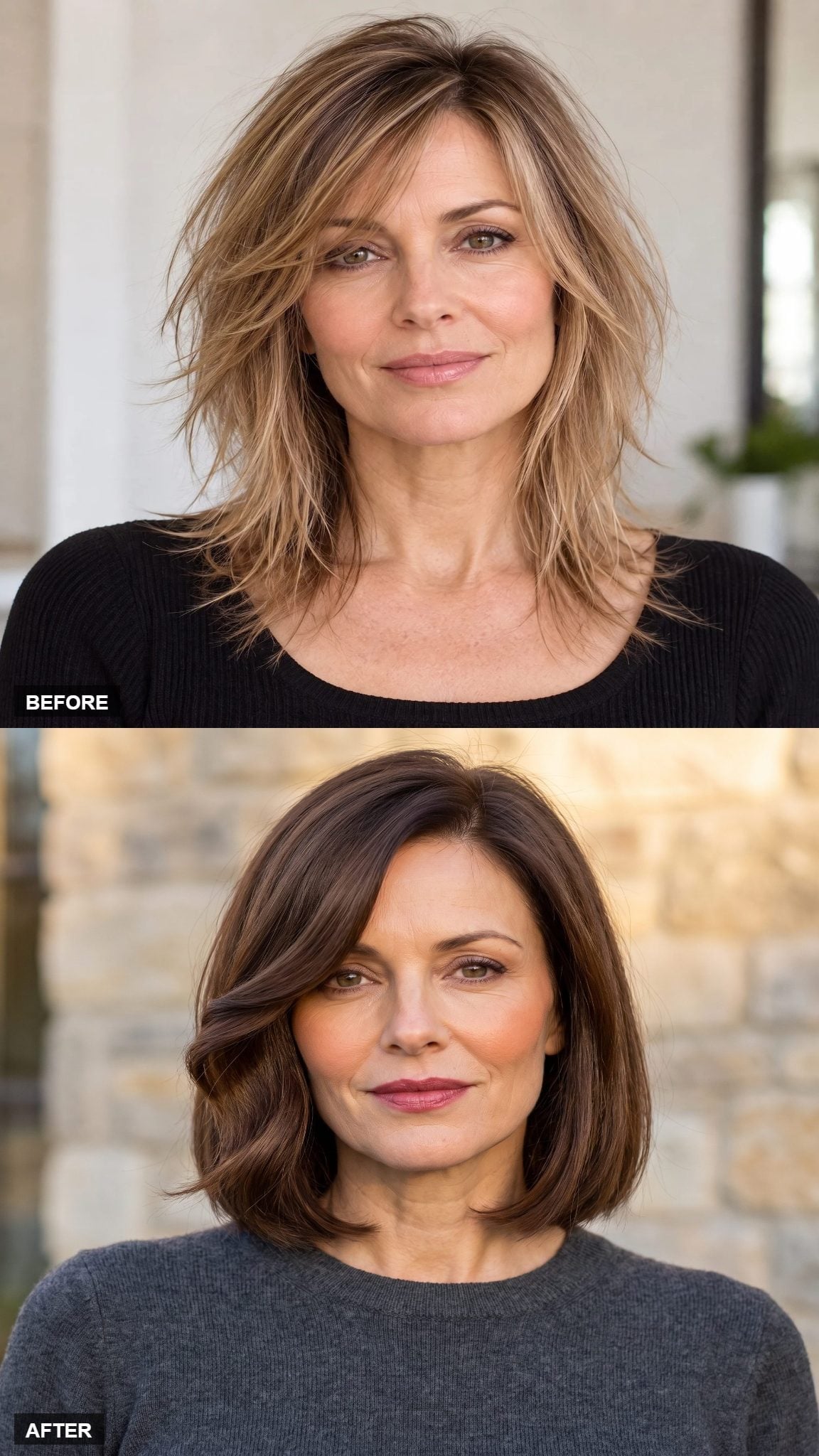 Dark Brown, Shoulder Bob, and the Color That Did Half the Work