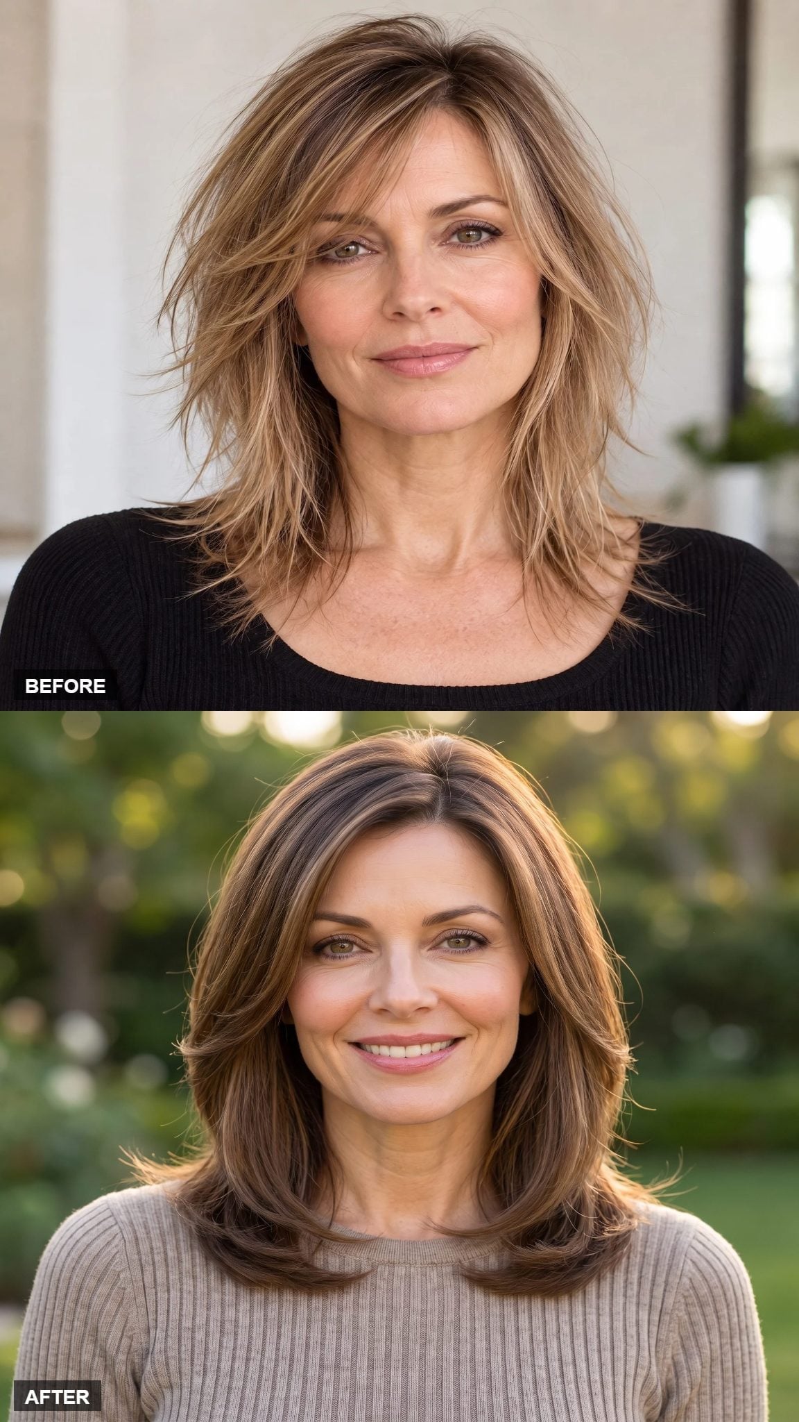 Darker Root, Polished Ends, and the Cut That Finally Gave Fine Hair Somewhere to Land