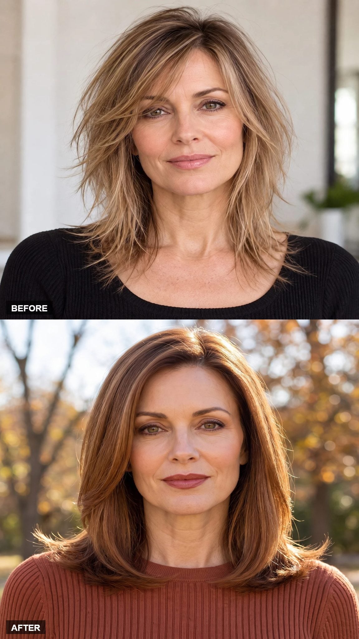 Warm Brown, Sleek Ends, and Why Fine Hair Sometimes Just Needs to Stop Moving
