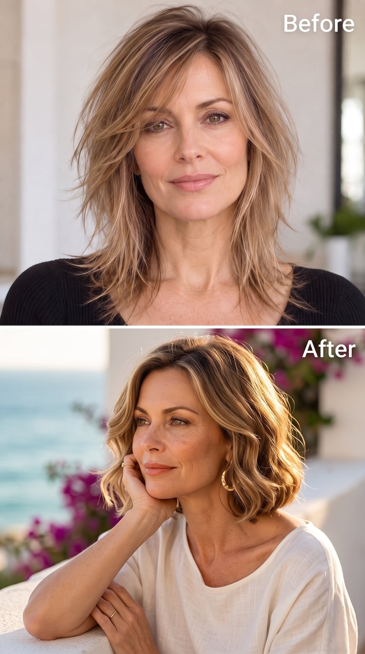 Wavy Bob, Warmer Color: What Shorter Actually Does for Fine Hair