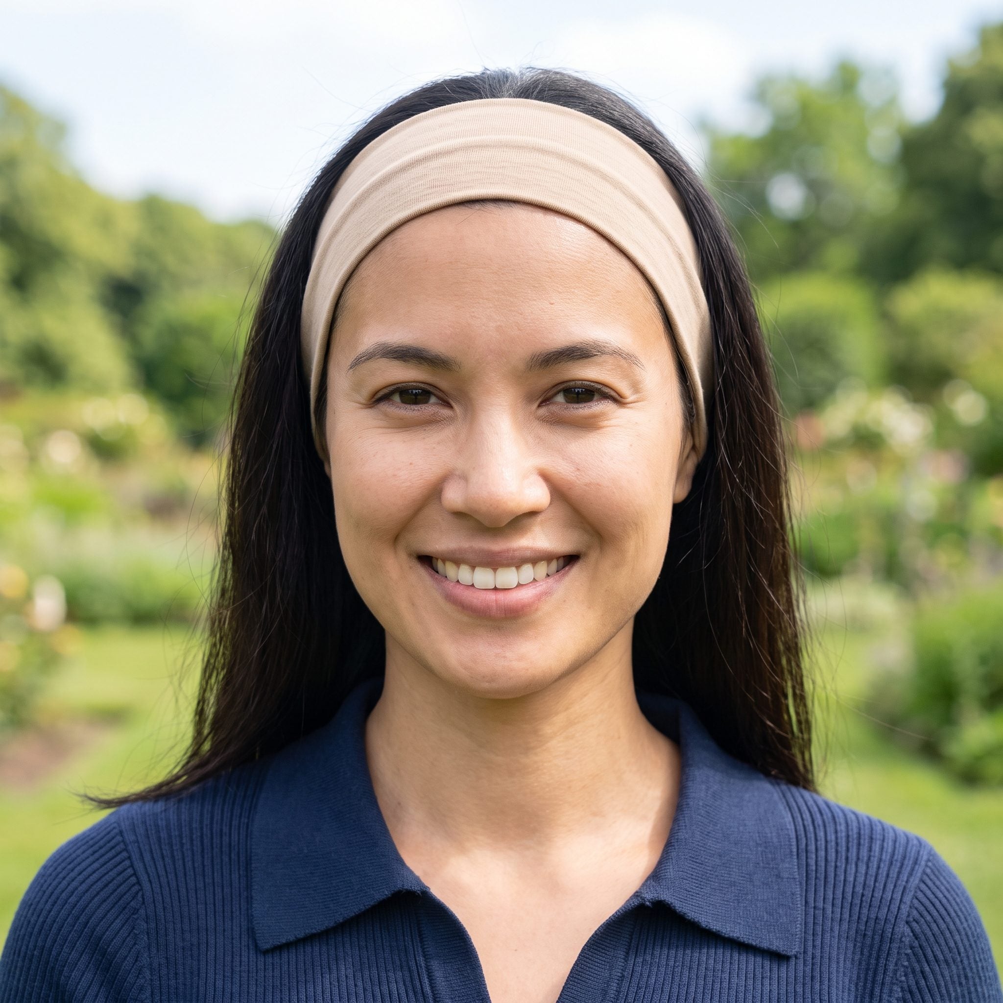 Wide Fabric Headbands That Finished the Whole Uniform