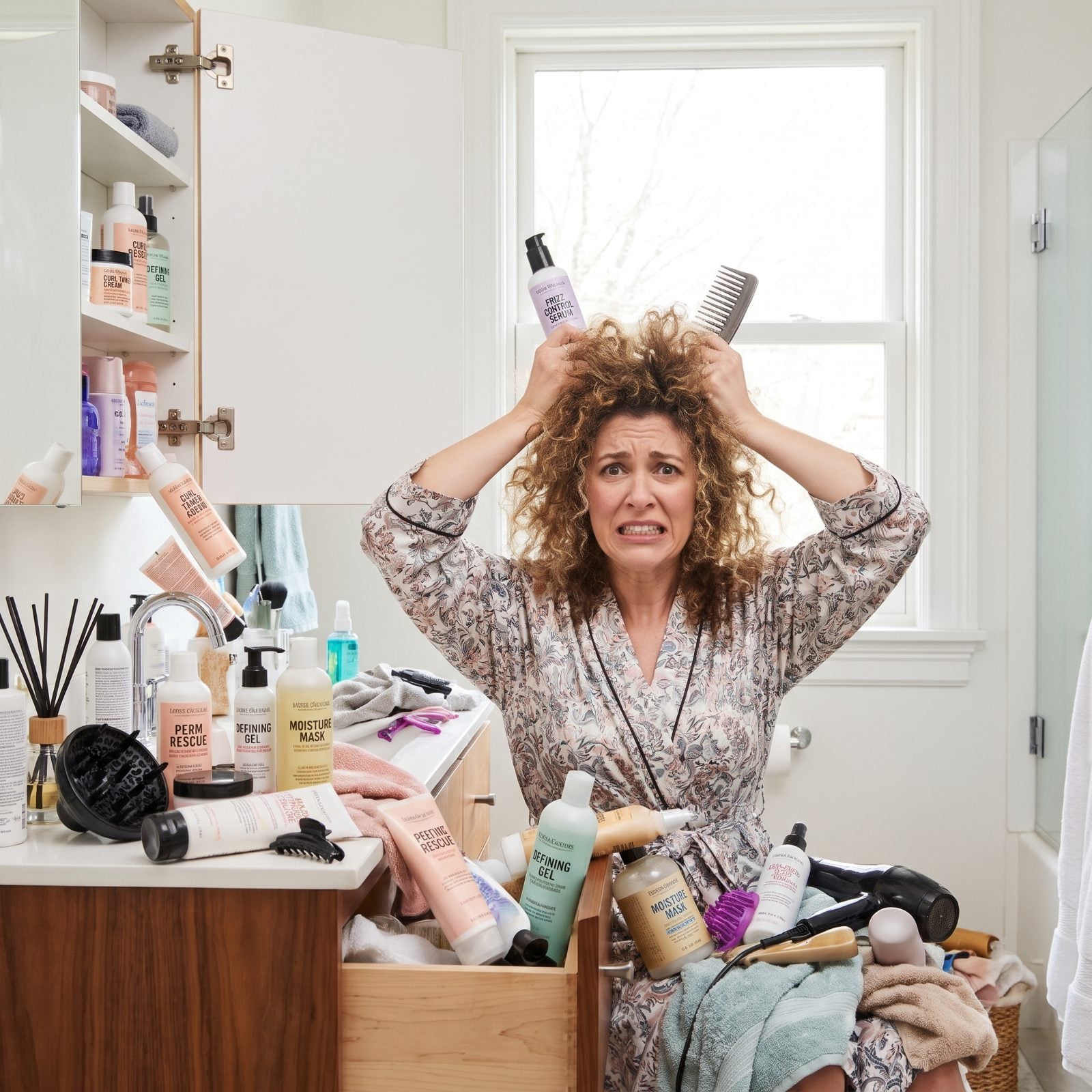 You Buy More Products to Defend a Bad Perm
