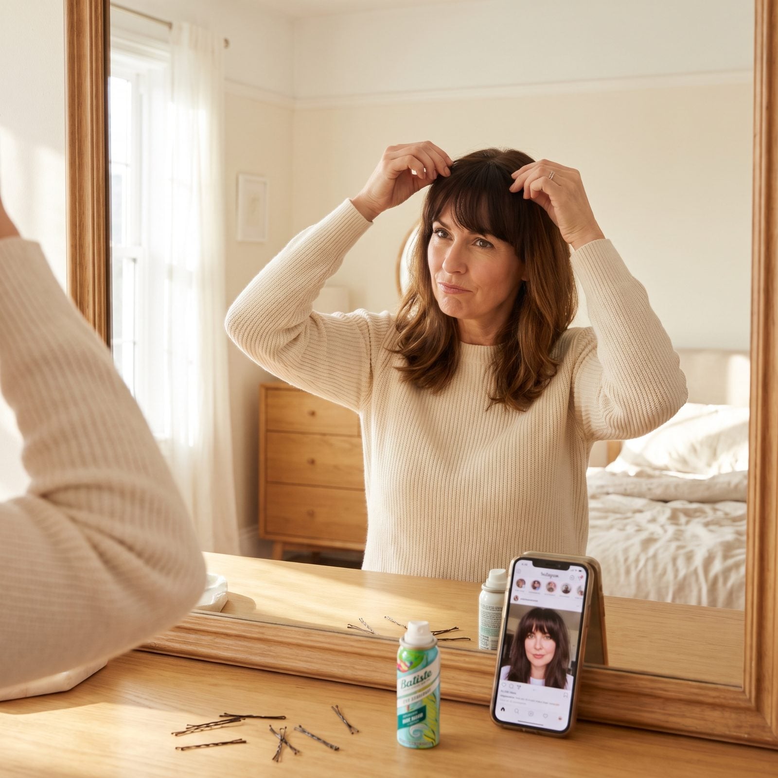 You Fake Bangs With Clip-Ins Before Making It Official