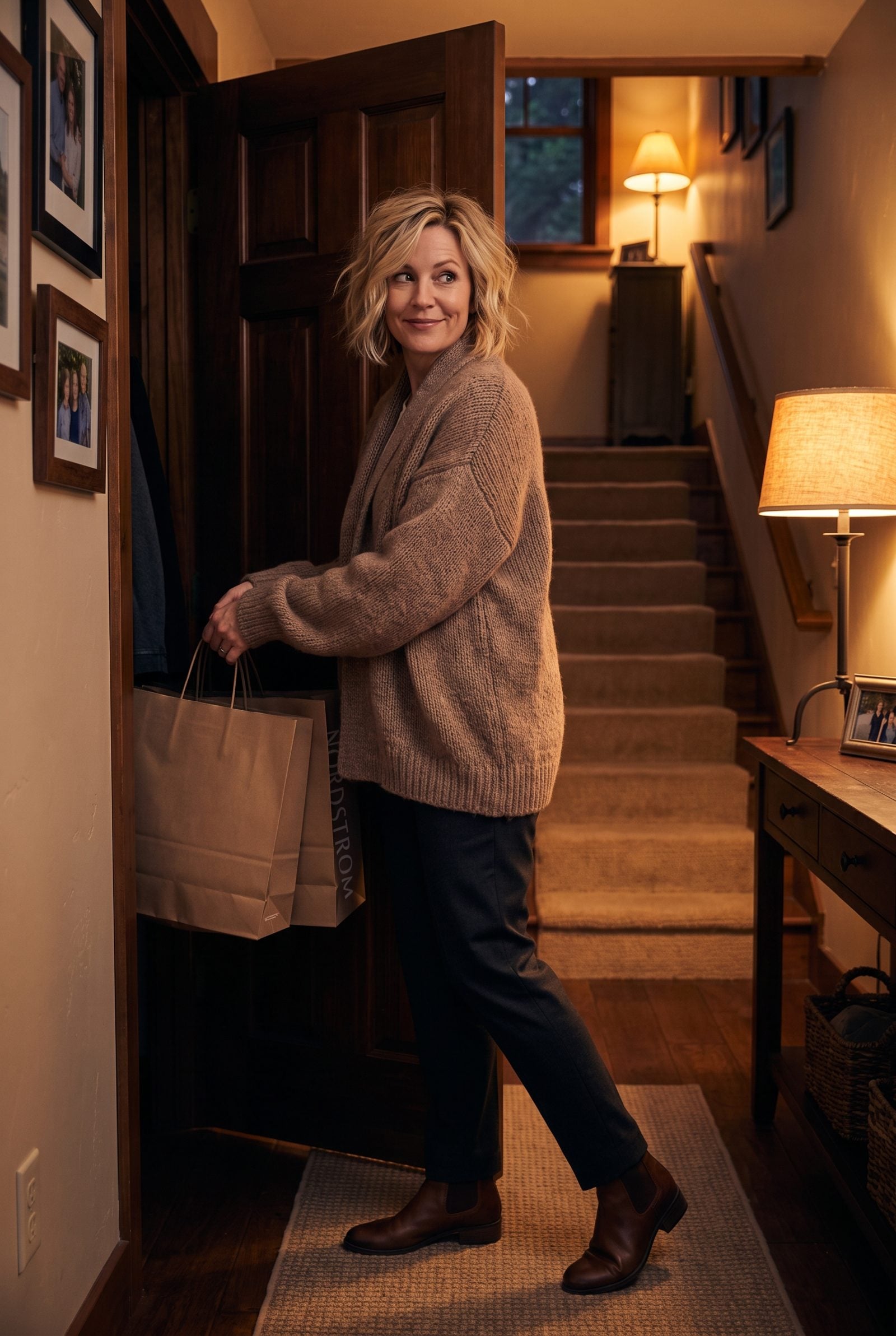 You Hide the Shopping Bags Until Everyone Goes Upstairs