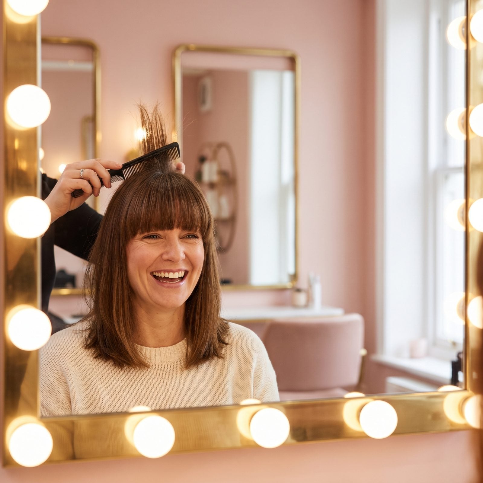 You Ignore the Cowlick Because Those Bangs Look Incredible
